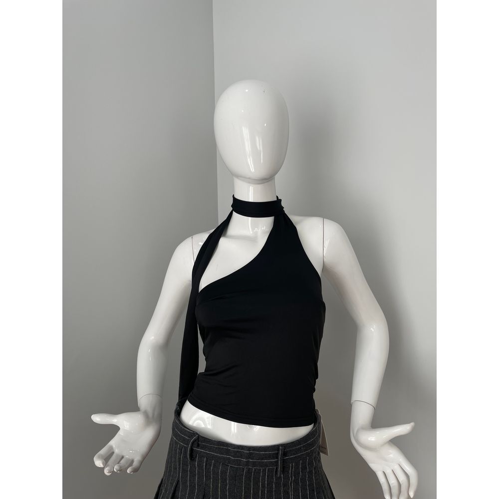Commense Halter Neck Asymmetrical Top size S black - Picture 4 of 6